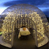 NB-TE038 Customized  Inflatable Igloo Wedding Event Nightclub Bar Marquee Playhouse Large Inflated Dome Tent For Event